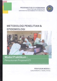 Image of Modul Praktikum Metodologi Penelitian dan Epidemologi (Penyusunan Proposal KTI)