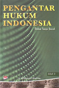 Image of Pengantar Hukum Indonesia : Dalam Tanya Jawab Jilid 2