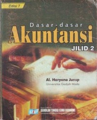 Image of Dasar - Dasar Akuntansi Jilid 2