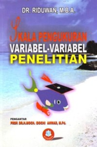 Image of Skala Pengukuran Variabel-variabel Penelitian