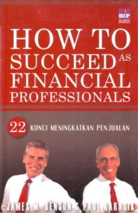 Image of How to Succeed as Financial Proffesionals