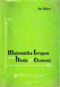 Image of Matematika Terapan untuk Bisnis dan Ekonomi