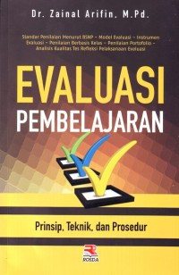 Image of Evaluasi Pembelajaran : Prinsip, Teknik, dan Prosedur