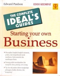 Image of The Complete Ideal's Guide : Starting Your Own Business