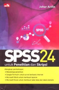 Image of SPSS 24 untuk Penelitian dan Skripsi