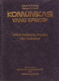 Image of Komunikasi yang Efektif untuk Pemimpin, Pejabat dan Usahawan