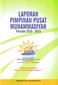 Image of Laporan Pimpinan Pusat Muhammadiyah