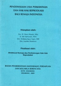 Image of Pendewasan Usia Perkawinan dan Hak-hak Reproduksi bagi Remaja Indonesia