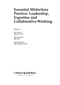 Image of Essential Midwifery Practice: Leadership, Expertise and Collaborative Working