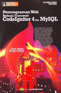 Image of Pemrograman Web Berbasis Framework CodeIgniter 4 dan MySQL