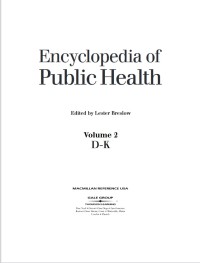Image of Encyclopedia of Public Health : Volume 2 D-K