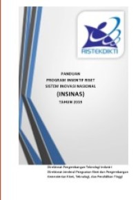 Image of Panduan Program Insentif Riset Sistem Inovasi Nasional (INSINAS) Tahun 2019