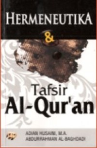 Image of Hermeneutika dan Tafsir Al Quran