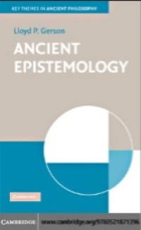 Image of Ancient Epistemology