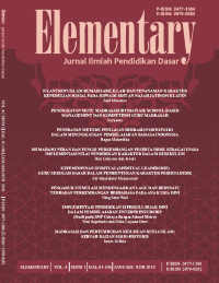 Image of Elementary: Jurnal Ilmiah Pendidikan Dasar