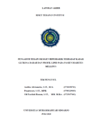 Image of Pengaruh Terapi Oksigen Hiperbarik Terhadap Kadar Glukosa Darah dan Profil Lipid pada Pasien Diabetes Mellitus