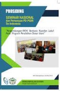 Image of Prosiding Seminar Nasional dan Pertemuan PD-PGMI Se-Indonesia (Pengembangan KKNI berbasis Kearifan Lokal pada Program Pendidikan Dasar Islam) IAIN Palangkaraya, 4-6 Mei 20018 (Buku 1)