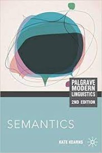 Image of Semantics: Palgrave Modern Linguistics 2nd Edition