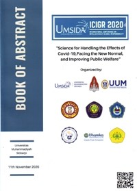 Image of Book of Abstract: International Conference on Intellectual's Global Responbility (ICIGR 2020) 
