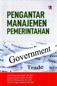 Image of Pengantar Manajemen Pemerintahan