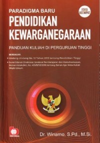 Image of Paradigma Baru Pendidikan Kewarganegaraan: Panduan Kuliah di Perguruan Tinggi