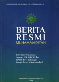Image of Berita Resmi Muhammadiyah: Ketentuan Pencalonan Anggota DPR RI/DPRD dan DPR RI dari Lingkungan Persyarikatan Muhammadiyah