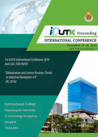 Image of Proceeding 1st ICUTK International Conference 2018 (IIC 2018) “Globalization and Current Business Trends in Industrial Revolution 4.0” (November 19 – 20, 2018)