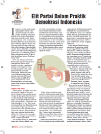 Image of Elit Partai Dalam Praktik Demokrasi Indonesia ( Opini MATAN, Edisi 230, September 2025)