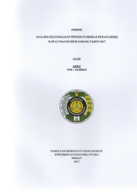 Image of ANALISIS KELENGKAPAN PENGISIAN BERKAS REKAM MEDIS RAWAT INAP DI RSUD SABANG TAHUN 2017