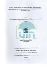 Image of PENGELOLAAN ARSIP DINAMIS REKAM MEDIS DI RSUD PROF. DR. MA HANAFIAH SM BATUSANGKAR