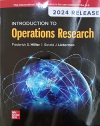 Image of Introduction to Operations Research (2024 Release)