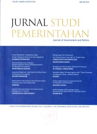Image of Jurnal Studi Pemerintahan: Journal of Government and Politics