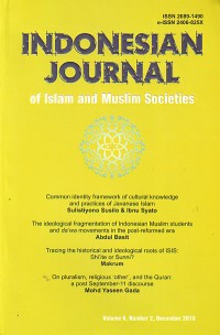 Image of Indonesian Journal of Islam and Muslim Societies